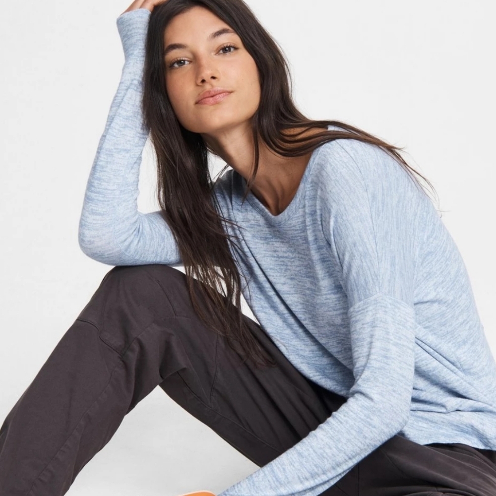 Rag & Bone Dusky Lavender The Knit Long Sleeve XS NWT - Picture 10 of 10